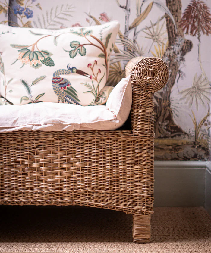 Cane Ottoman
