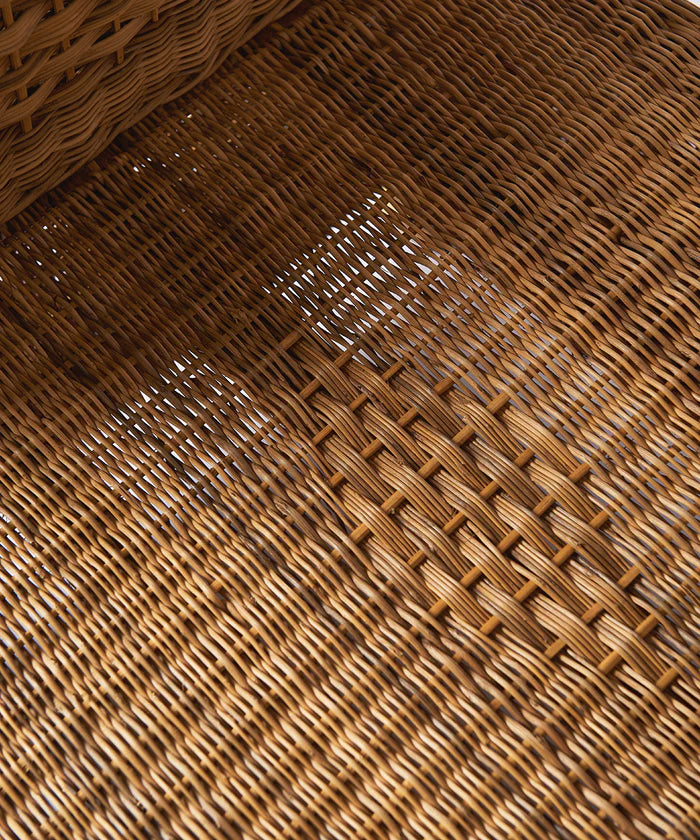Cane Ottoman